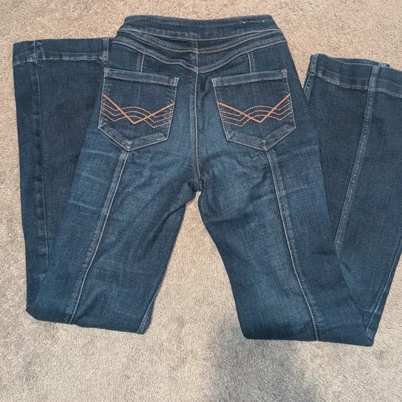 Idyllwind Blue Denim Button Fly Jeans Bootcut High Rise - Picture 4 of 4